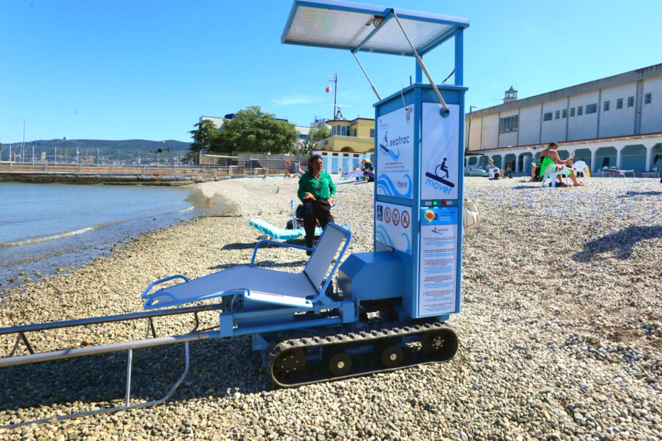 Tržaško mestno kopališče Pedocin oziroma Alla Lanterna je dobilo Seatrac.