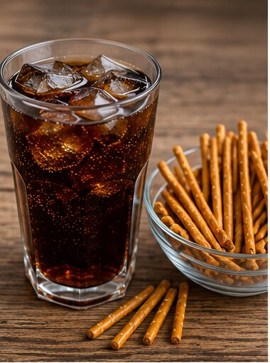 Coca-Cola in bobi palčke kot znan domač nasvet pri driski.