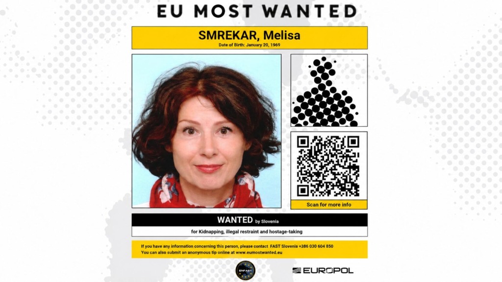 Europol znova objavil seznam najbolj iskanih ubežnikov: na njem tudi Slovenka, povezana z izginotjem sestrične Tadeja Pogačarja