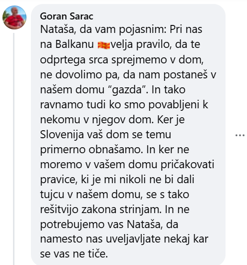 Goran Šarac utišal Sukičevo zaradi volilne pravice: »Ne vtikajte se v nekaj kar se vas ne tiče! Ne odločajte namesto nas!« (FOTO)