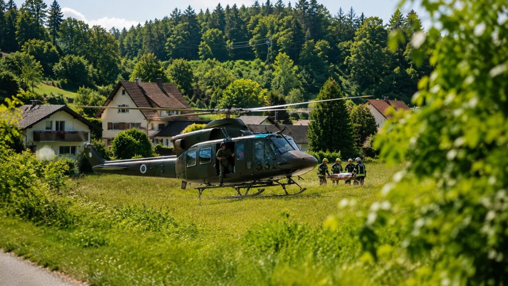 V Sevnici pred nekaj urami pristal helikopter, zdaj je znan razlog
