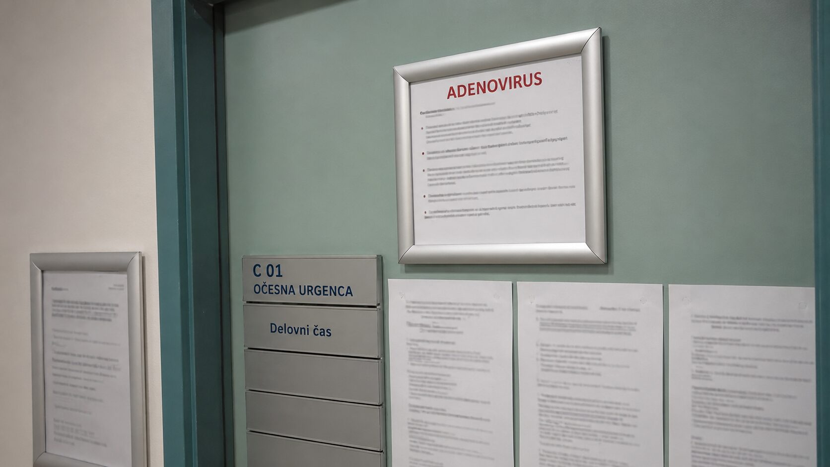 Izbruh adenovirusa: urgentna ambulanta vsak dan sprejme okoli 100 bolnikov