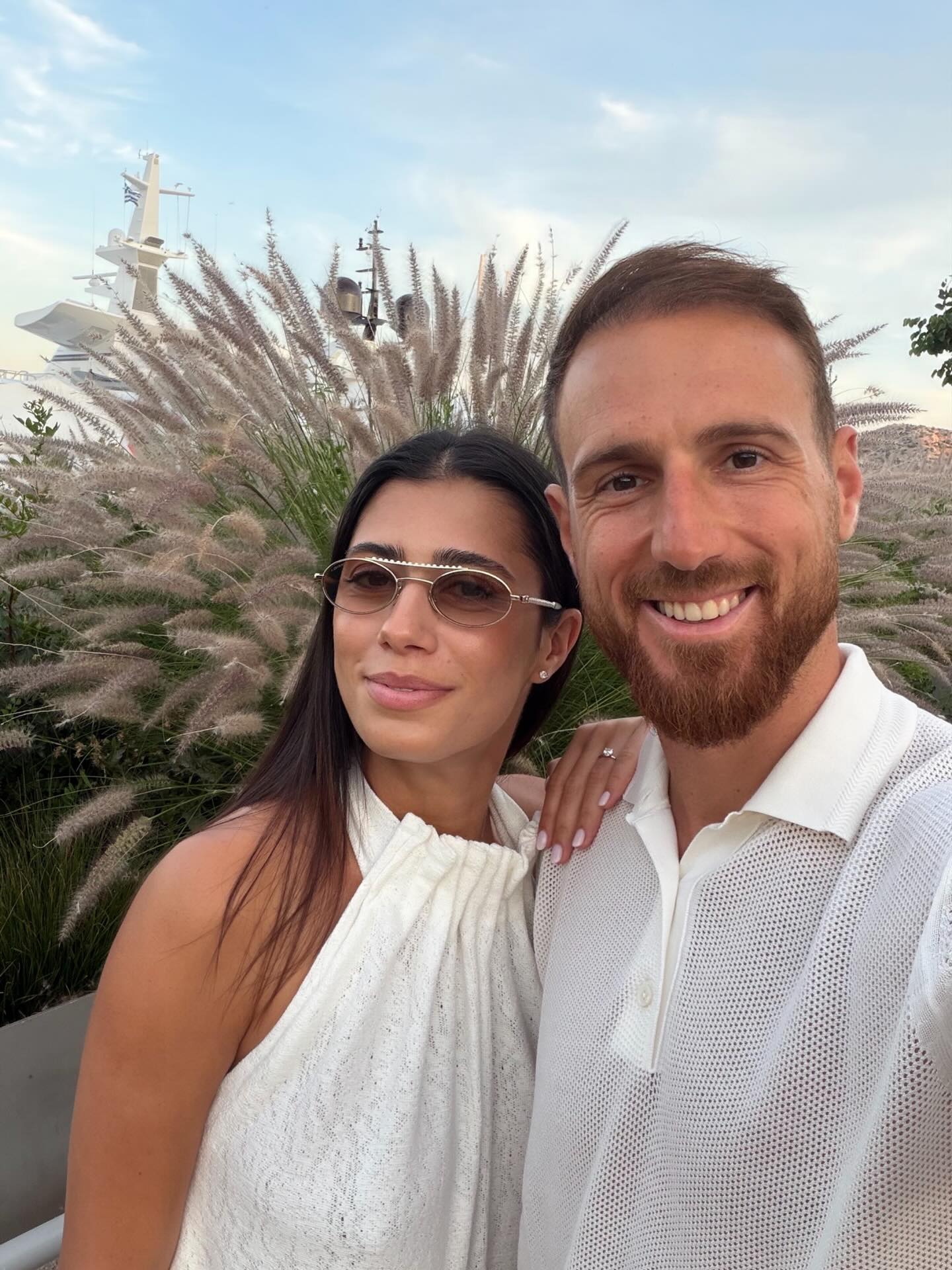 Po zaroki še naraščaj? Jan Oblak in Olga Danilović naj bi pričakovala otroka
