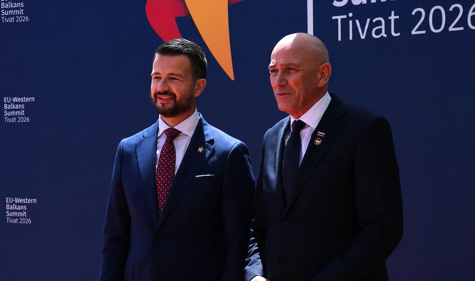 Janša že prvi dan mandata v Tivatu: na vrhu EU–Zahodni Balkan ga je sprejel predsednik Črne gore (VIDEO)