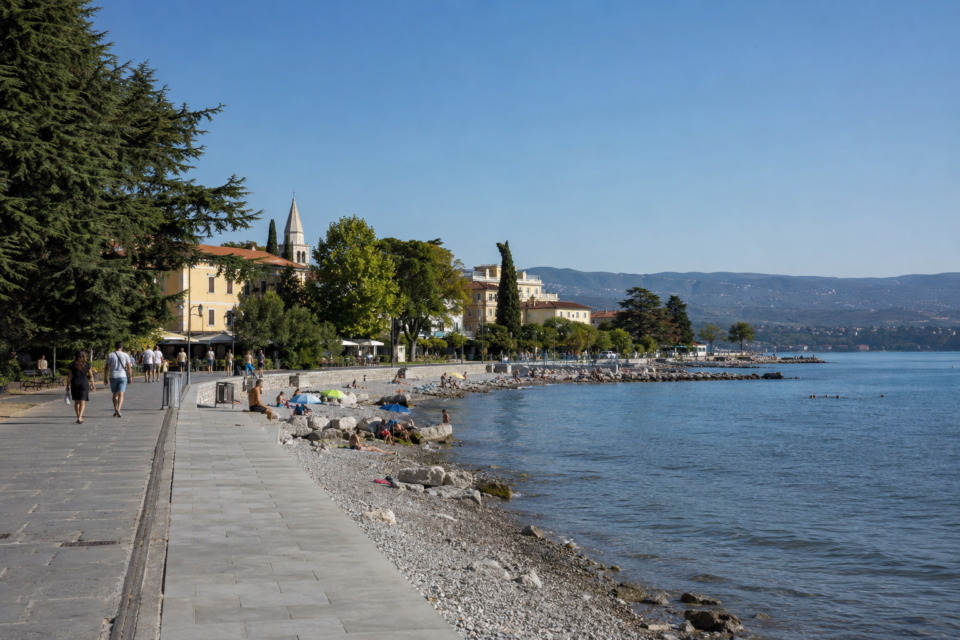 Plaža v Kopru.