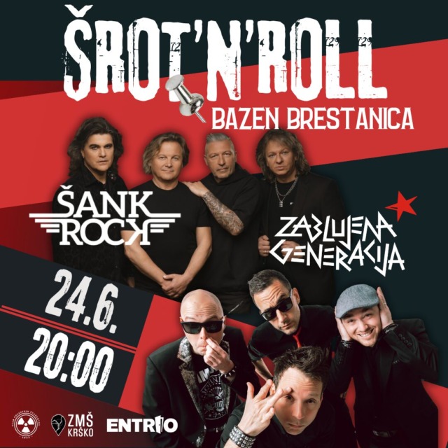 Vabljeni na ŠROT'n'ROLL - rock večer leta