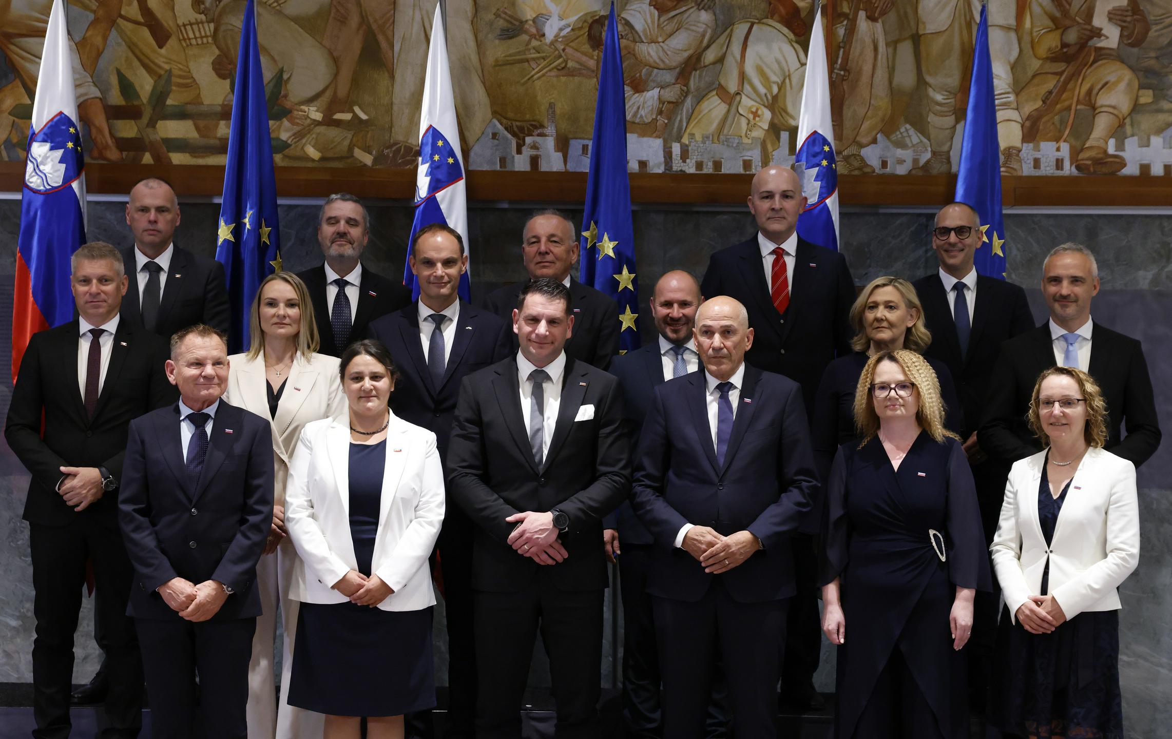 Nova vlada Državnega zbora Foto: TV Slovenija/posnetek zaslona
