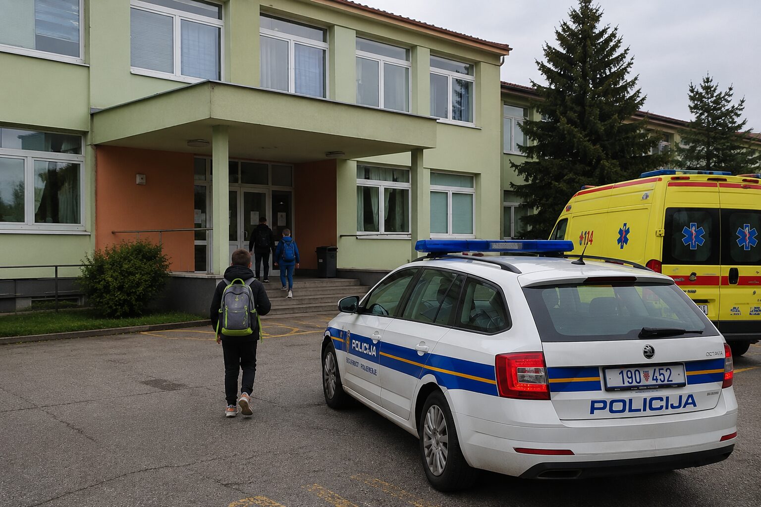 V osnovni šoli se je zgodila tragedija, življenje naj bi izgubil devetletni deček