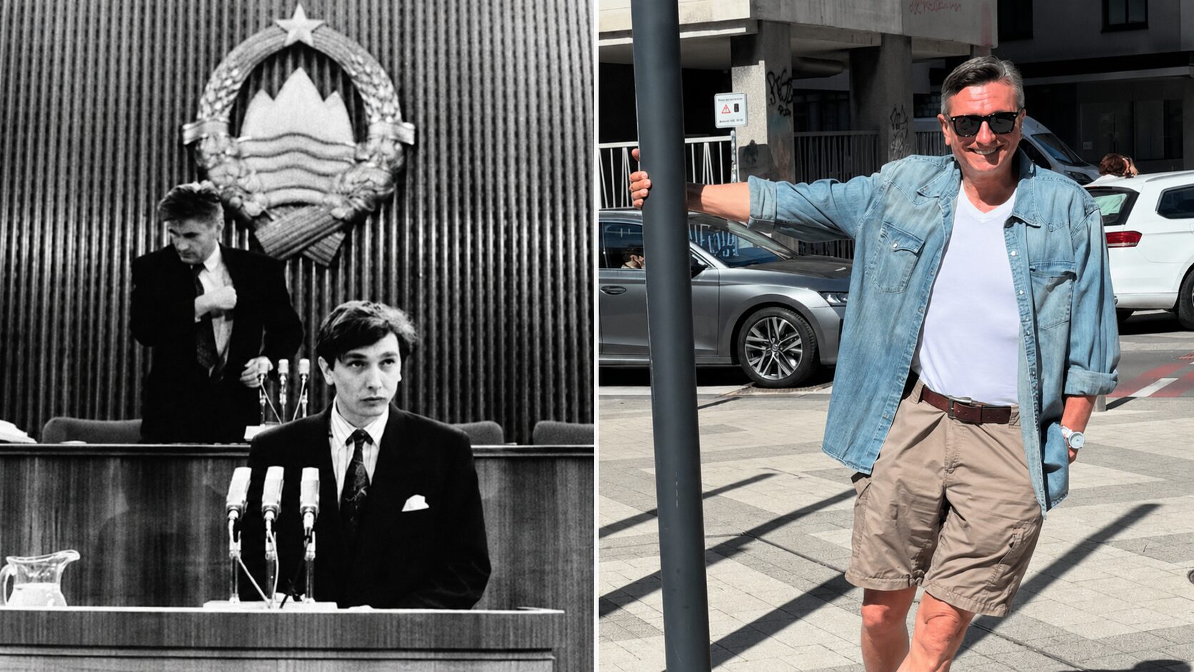 Borut Pahor pokazal 35 let star posnetek: »Bil sem smrkav poslanec« (FOTO)