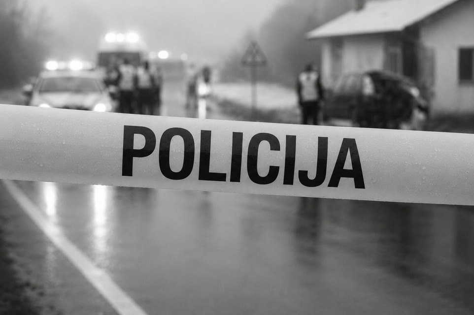 Med prehitevanjem umrl 19-letni voznik, njegov vrstnik hudo poškodovan