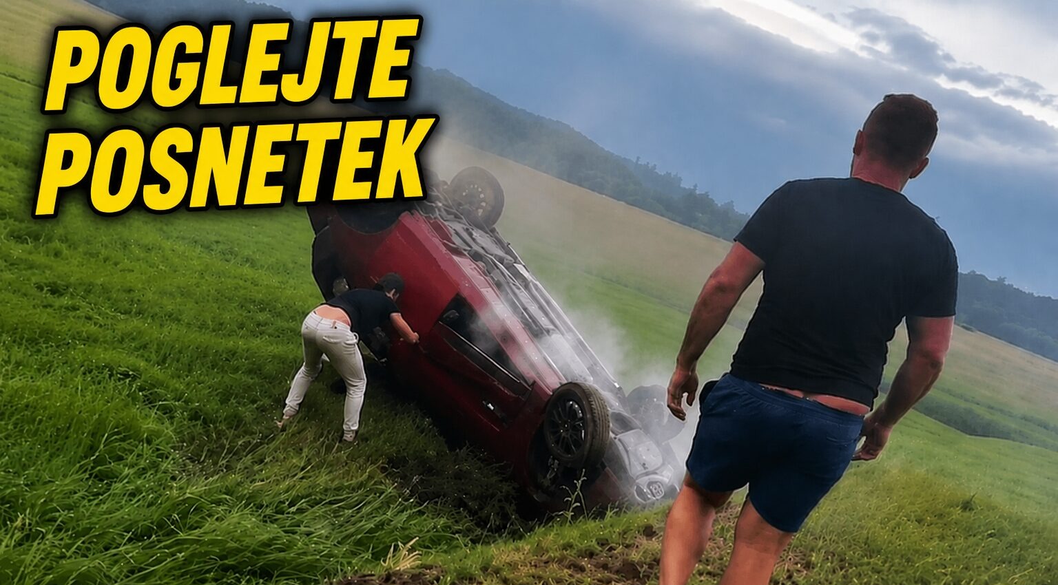 Po hudi nesreči sta bila med prvimi na kraju: mama razkrila, kaj sta storila sin in zet na območju Šentjerneja (video)