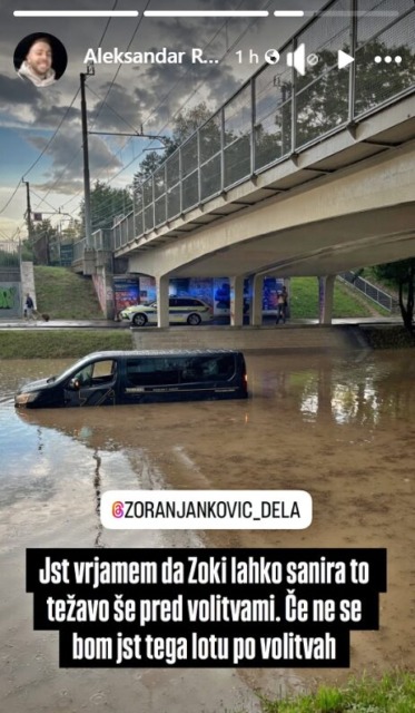 Nepridiprav poziva Zorana Jankovića k ureditvi; vir: Facebook