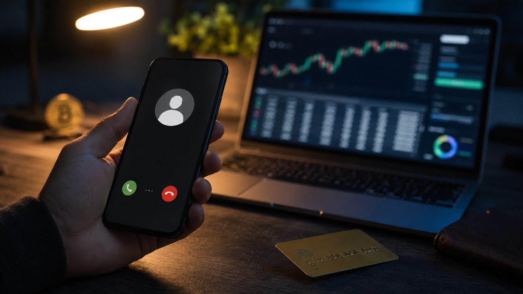 Neznanec jo je po telefonu prepričal o kripto dobičku, ji poslal spletni obrazec in ji ukradel 10.000 evrov
