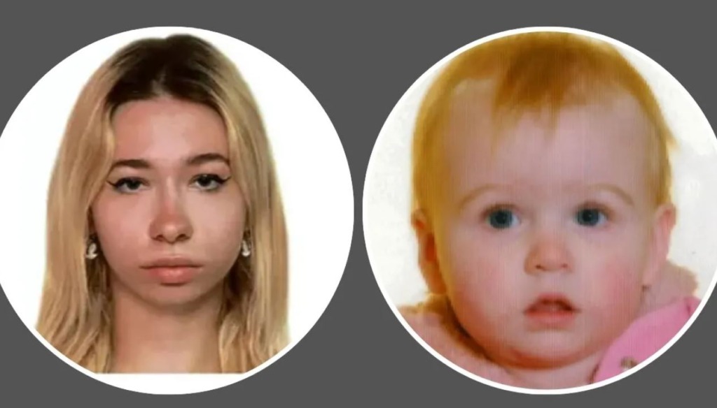 Pogrešani osebi. Slika fotorobota.