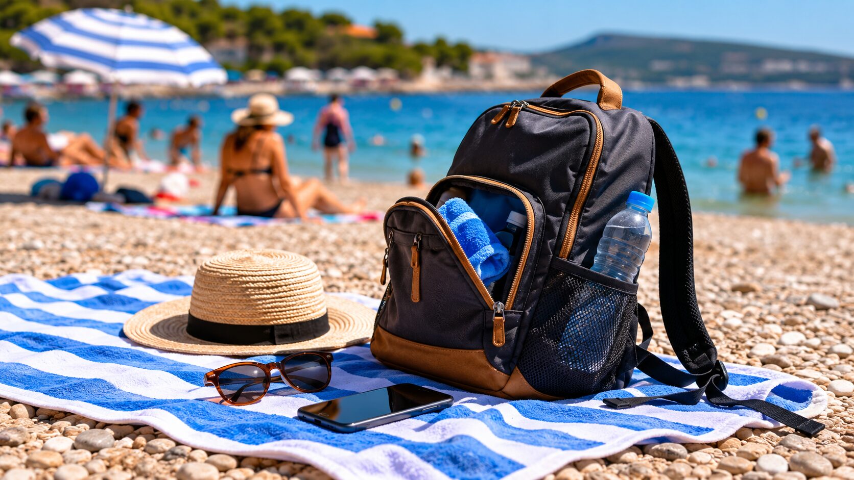 Pozor, na plažah kradejo kot srake: Kranjčanki v Portorožu ostali brez nahrbtnikov