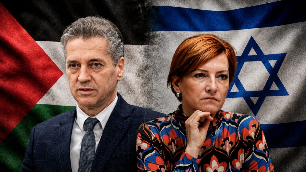 Robert Golob in Asta Vrečko veliko govorila o Palestini, pri ključnem glasovanju proti Izraelu pa nista glasovala - zakaj ne? (FOTO)