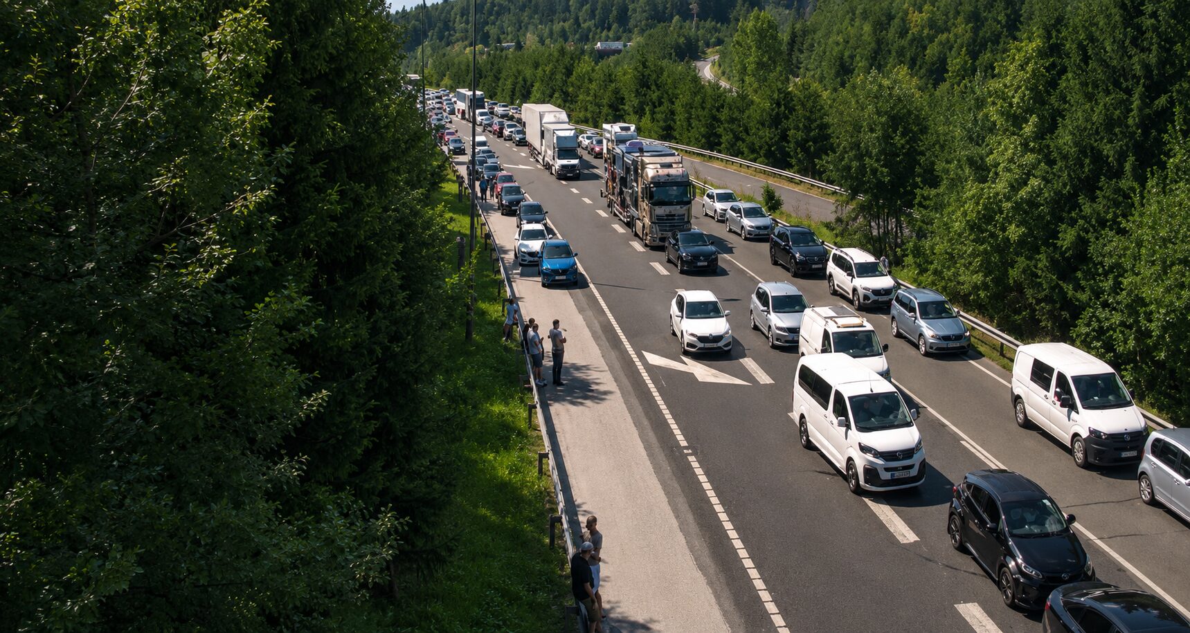 Vozniki, pozor! Na dolenjski avtocesti pri Smarju-Sap popolna zapora zaradi posebne policijske intervencije
