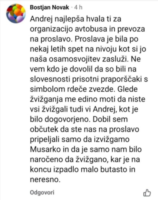 Po žvižgih novo razkritje: »Pripeljali so nas, da izvižgamo Musarjevo«