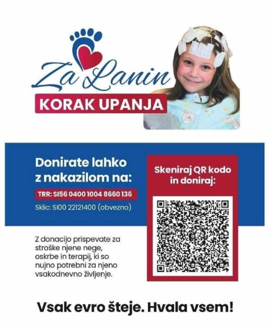 Pomagajmo 11-letni Lani: genska terapija v ZDA ji lahko spremeni življenje