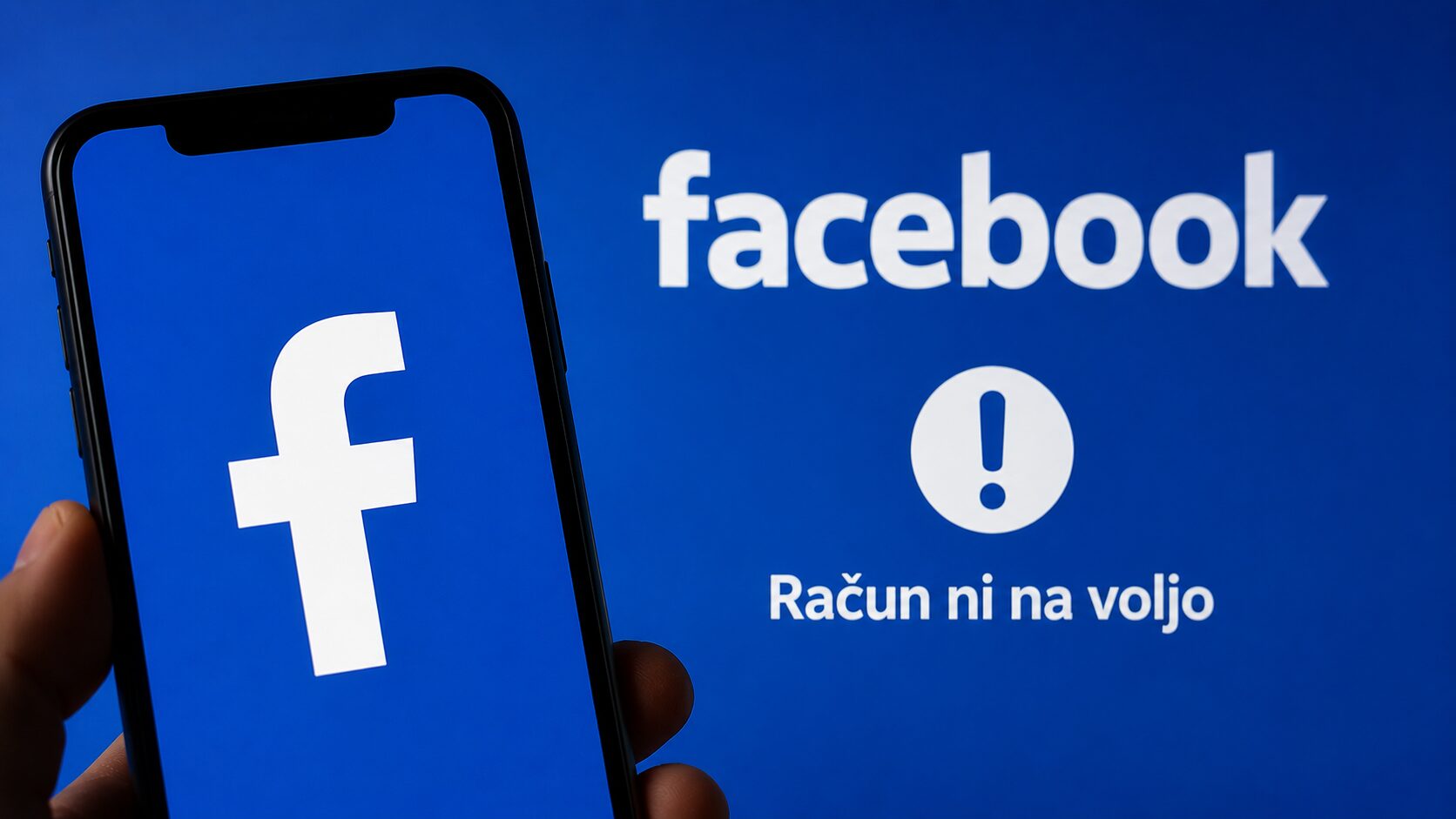 Facebook ne deluje: številni uporabniki v Sloveniji ostali brez dostopa do računov