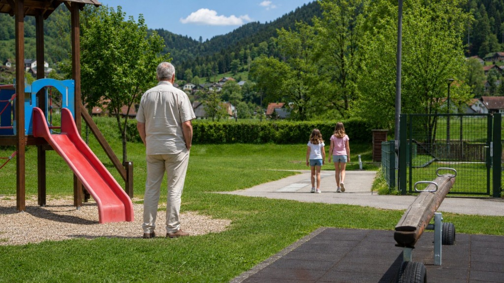 Starejši moški naj bi na igrišču v okolici Mute neprimerno ogovarjal 9- in 12-letnico, očividka dogodek opisala na Facebooku