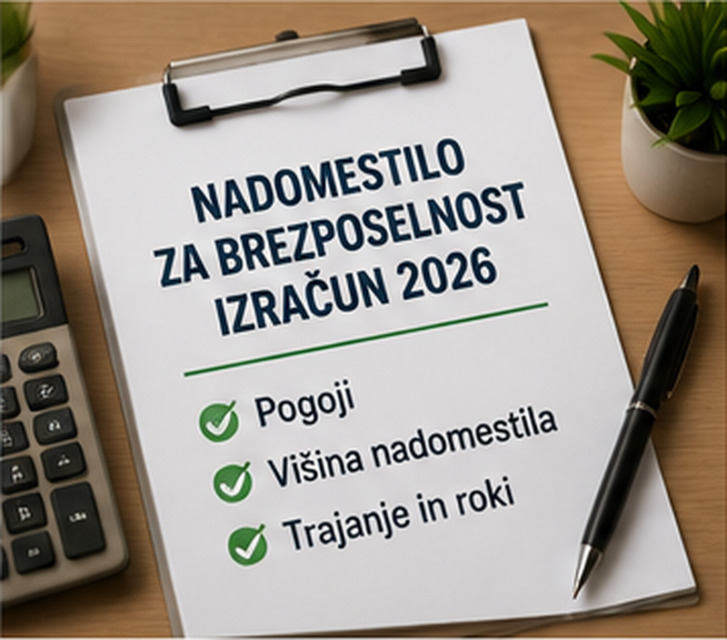 Nadomestilo za brezposelnost 2026: toliko vam pripada po odpovedi