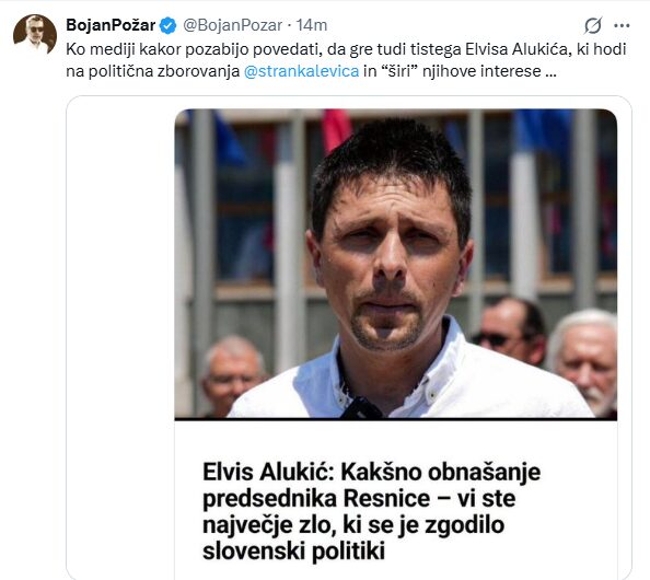 Požar razkril ozadje Alukićevega napada na Resnico: »Mediji tega ne povedo« (FOTO)