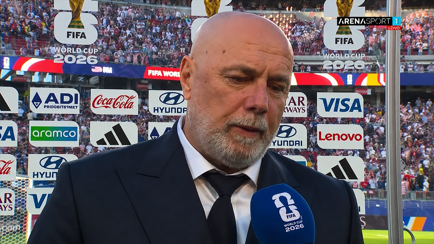 Selektor Barbarez v solzah po izpadu BiH: ponos večji od poraza