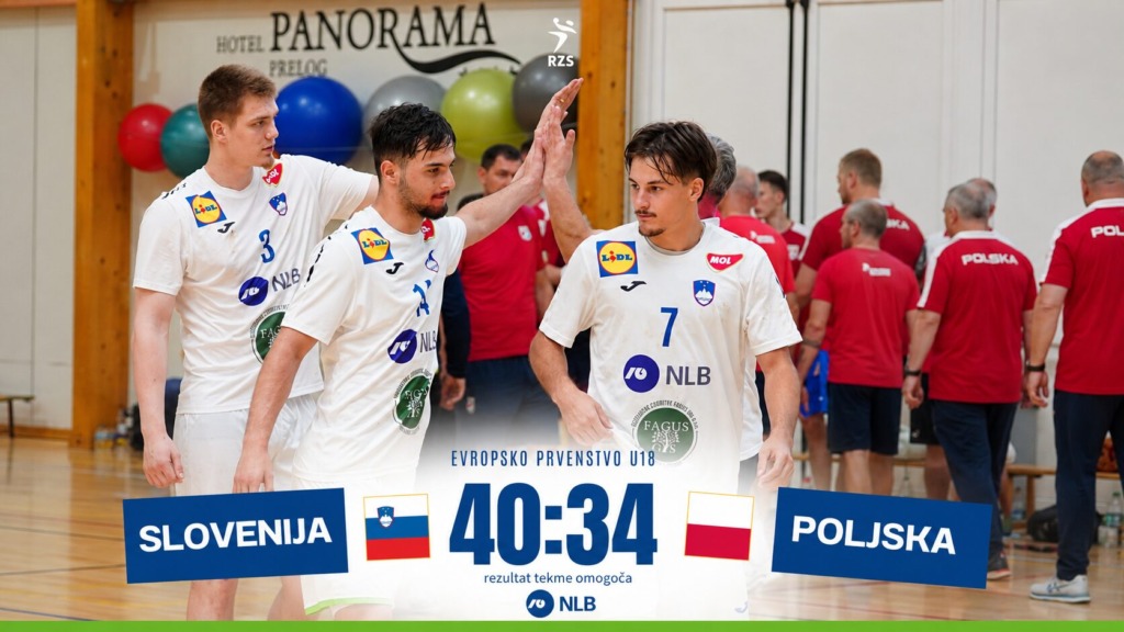 Mladi Slovenci evropsko prvenstvo odprli z zmago