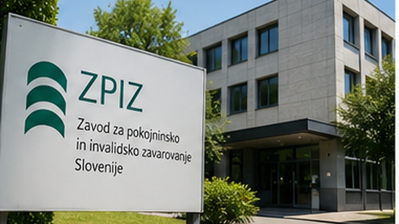 Poslopje Zavoda za pokojninsko in invalidsko zavarovanje Slovenije.