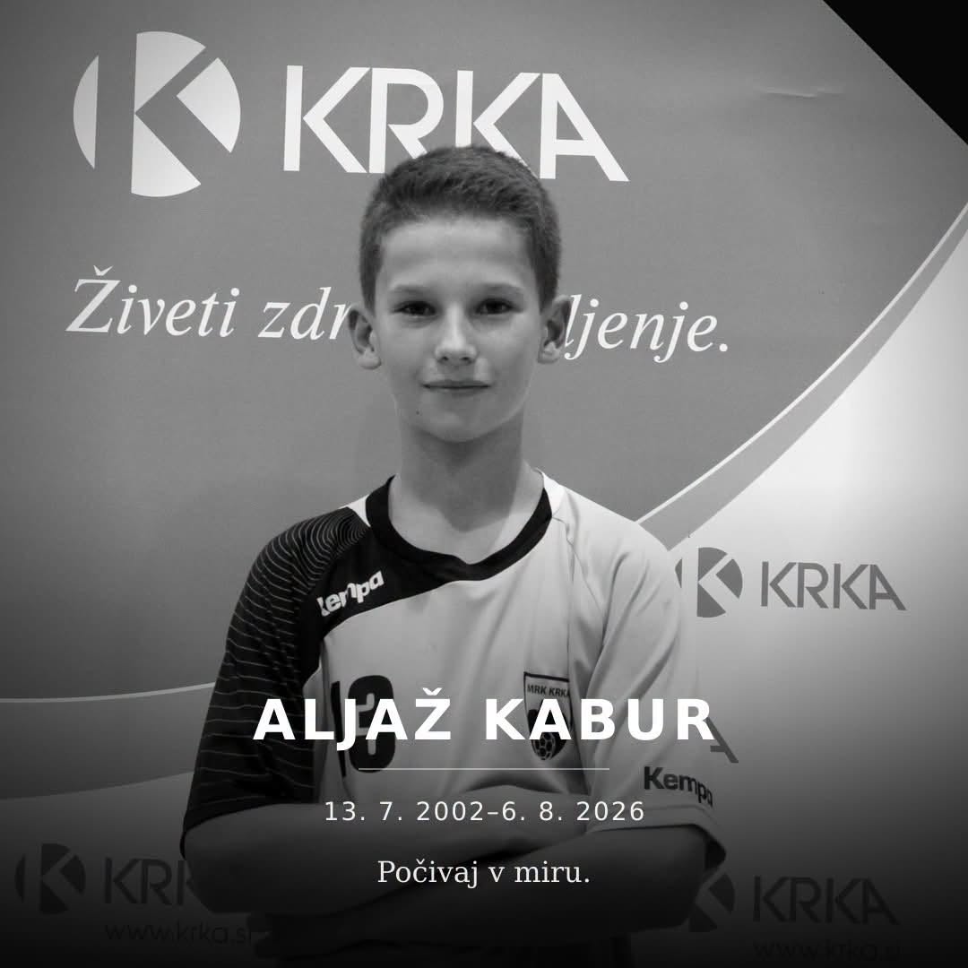 Rokometno Novo mesto žaluje: v 25. letu umrl Aljaž Kabur