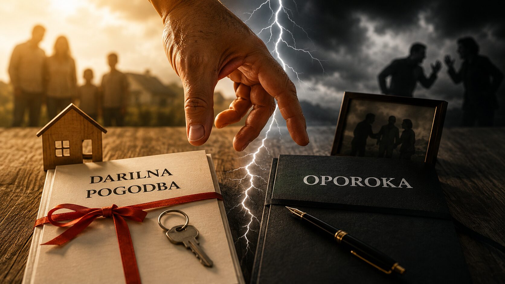 Darilna pogodba ali oporoka: stroški, davki in skrite pravne posledice - napačna odločitev vas lahko drago stane