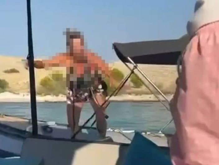 Kornati, prepir na gliserju.