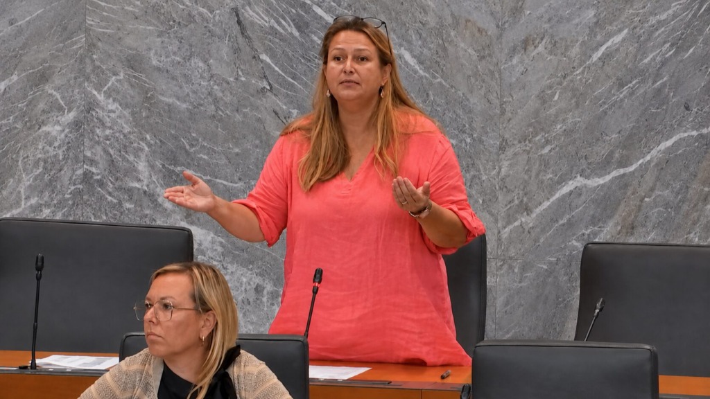 Burno v parlamentu: Lena Grgurević žalila in prekinjala poslanko, lotila sej je tudi podpredsednika Državnega zbora (VIDEO)