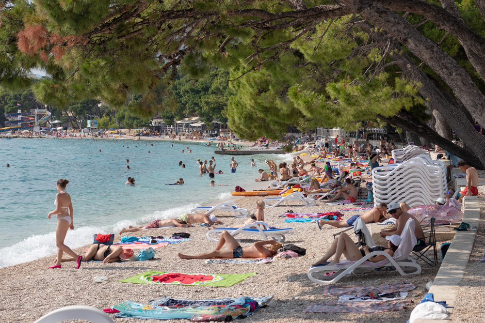 Plaža v Makarski.