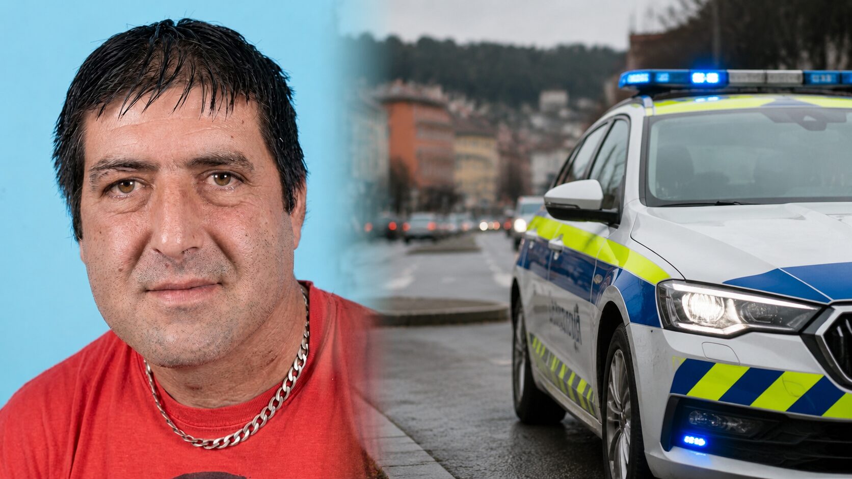 POBEG JE KONČAN: Policisti prijeli zapornika, ki je v dopoldanskih urah bos pobegnil izpred bolnišnice
