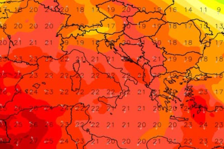 Vročinski val v Evropi.