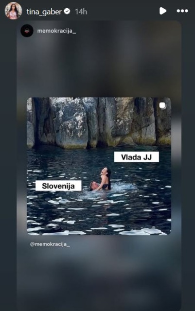 Tina in Robert na morju razigrana kot najstnika: ona pa objavlja o Janezu Janši in to na dopustu!