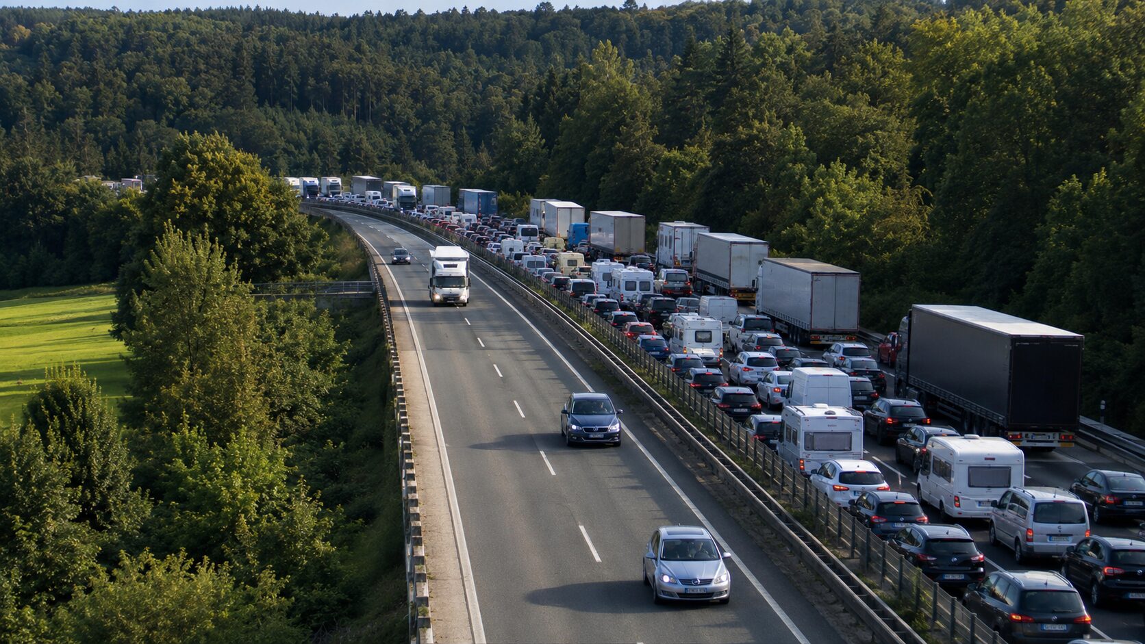 Tragedija na primorski avtocesti: v avtomobilu pet oseb, tri umrle na kraju nesreče