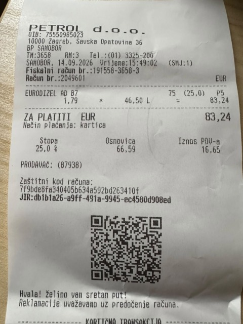Ta račun iz Samobora je šokiral Slovence, razlika je očitna: »Kdo nam laže?« (FOTO)