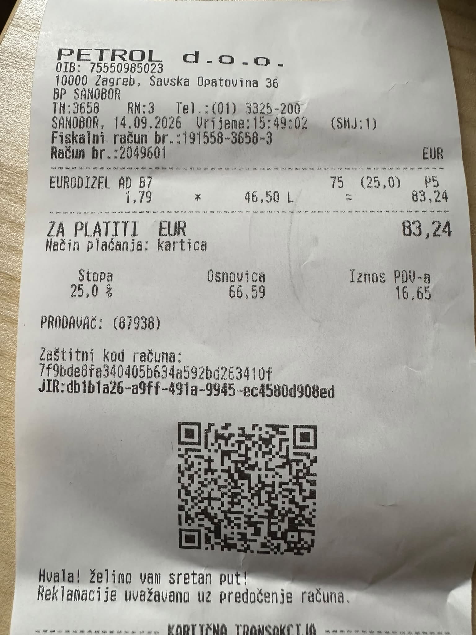 Ta račun iz Samobora je šokiral Slovence, razlika je očitna: »Kdo nam laže?« (FOTO)