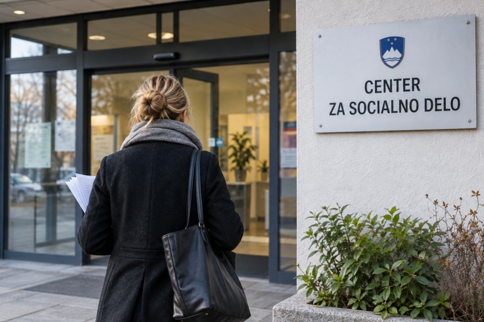 Obisk centra za socialno delo zaradi izgube socialne pomoči