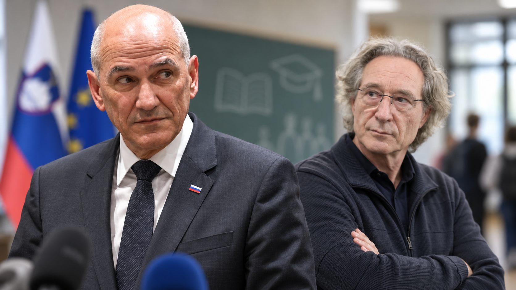 Janez Janša odgovoril Branimirju Štruklju v zvezi z ukinitvijo devetletke: če učiteljev primanjkuje, kako pojasniti te številke?