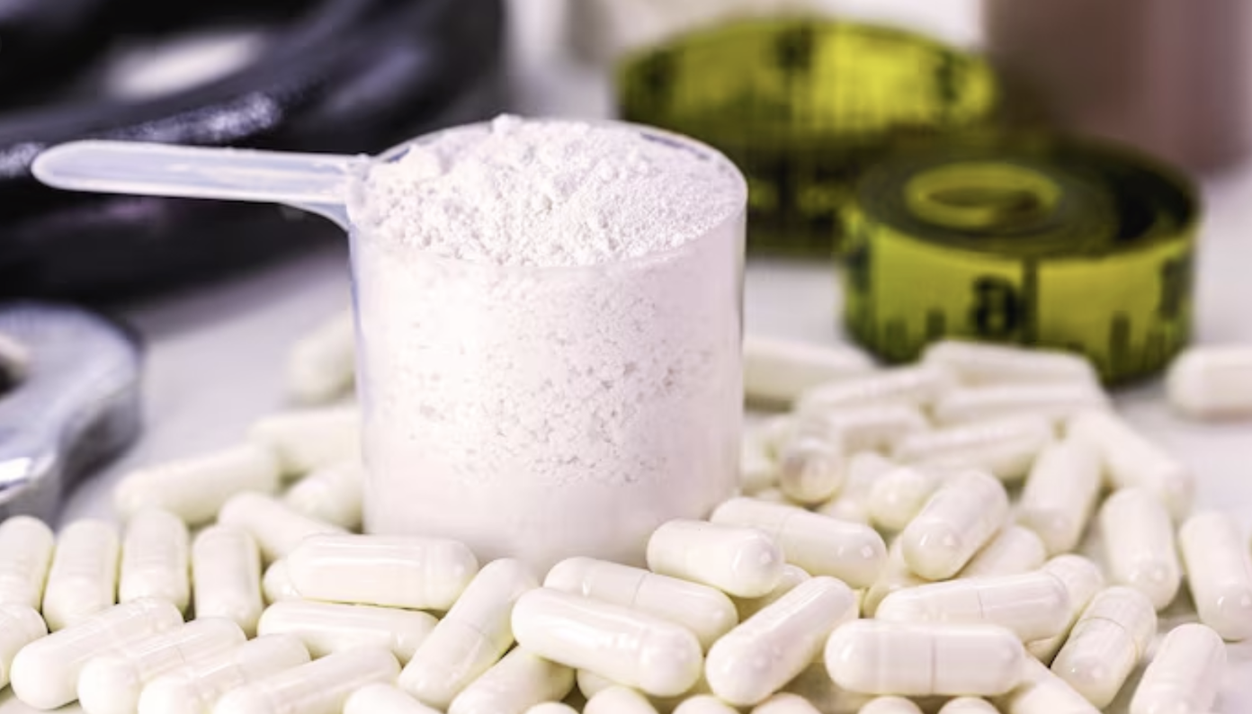 Kreatin uporaba, v plastični zajemalki