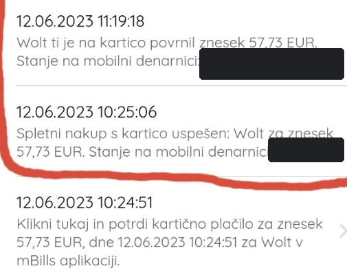 Mobilna denarnica ji je vračala denar, zdaj naj bi plačala 3.500 evrov: »Toži me mBills«