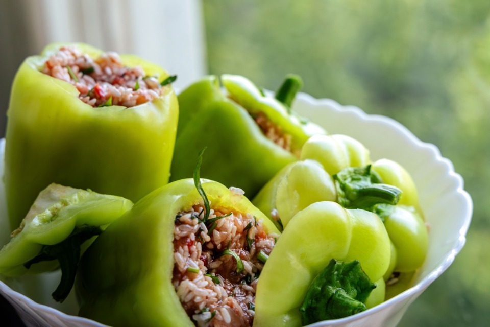 Polnjene paprike recept