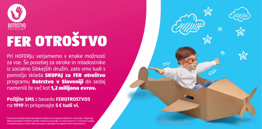 Sklad SKUPAJ za FER otroštvo.