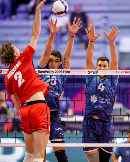 Slovenija proti Belgiji v četrtfinalu evropskega prvenstva v odbojki