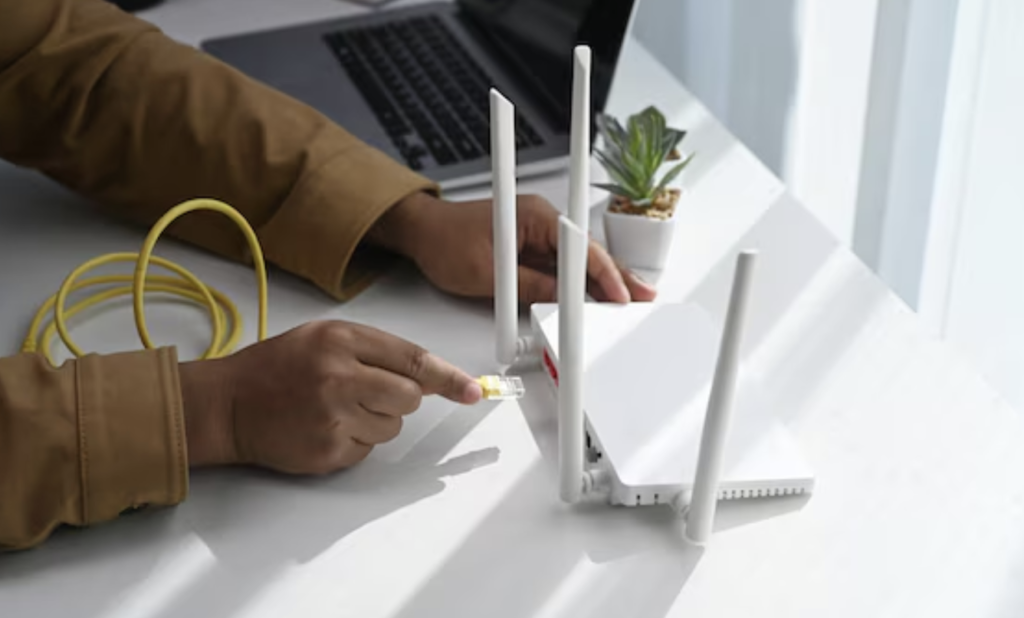 Wifi ne dela, oseba pripravljan ov usmerjevalnik