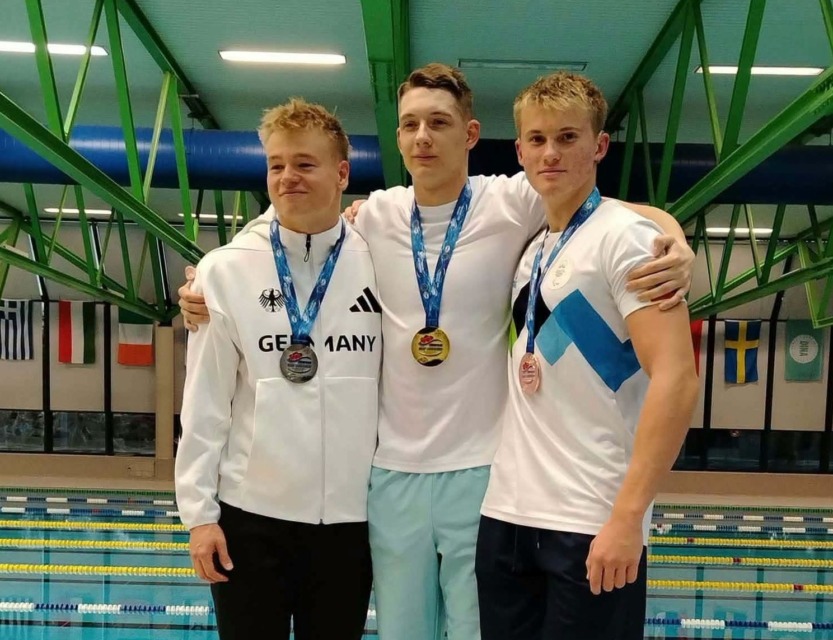 Velik uspeh slovenskega plavalca! Gluhi Alessandro Ambrožič ima medaljo z evropskega prvenstva